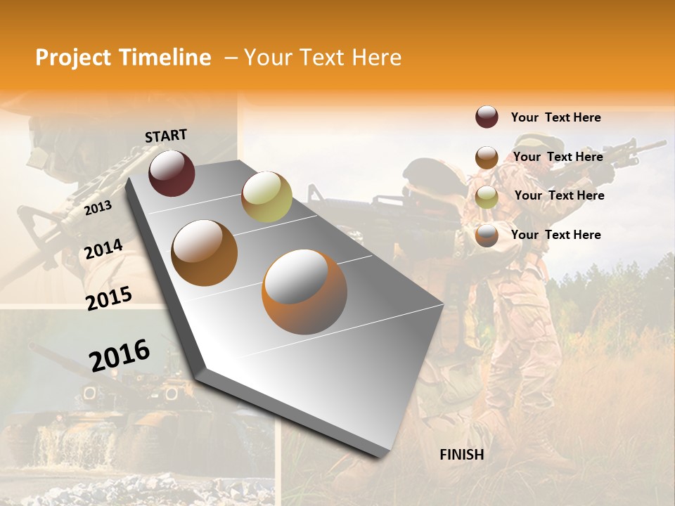 Force Goggles Marksman PowerPoint Template