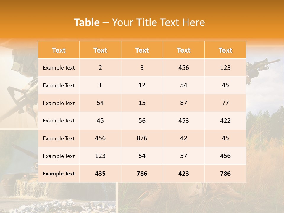 Force Goggles Marksman PowerPoint Template