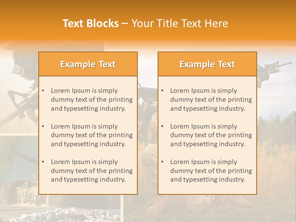 Force Goggles Marksman PowerPoint Template