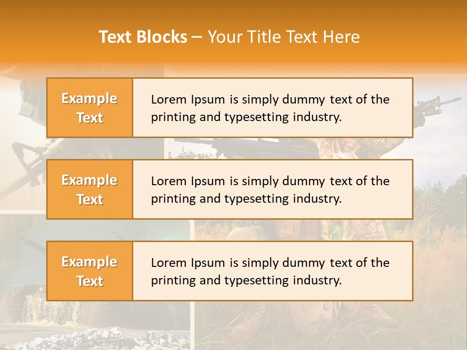 Force Goggles Marksman PowerPoint Template