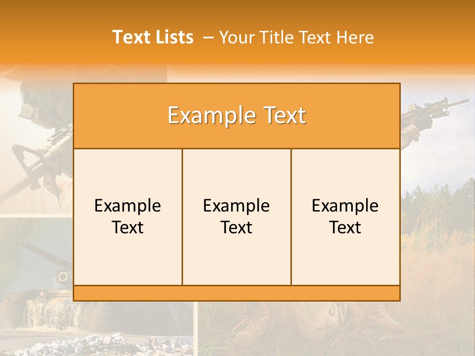 Force Goggles Marksman PowerPoint Template