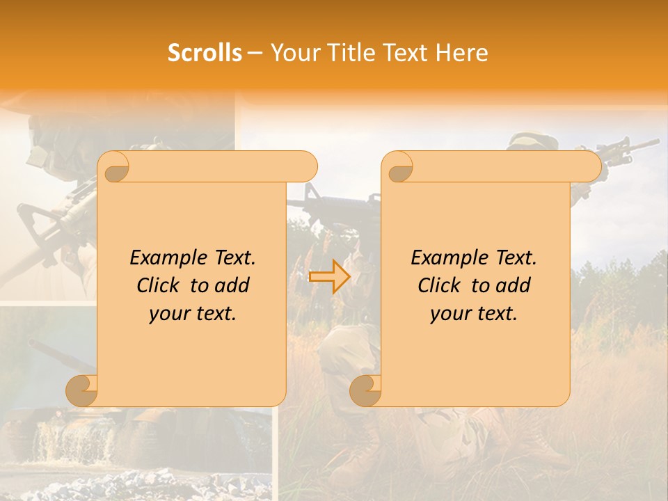 Force Goggles Marksman PowerPoint Template