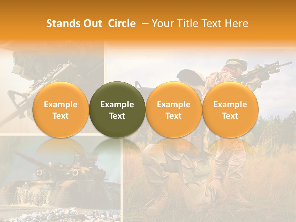 Force Goggles Marksman PowerPoint Template