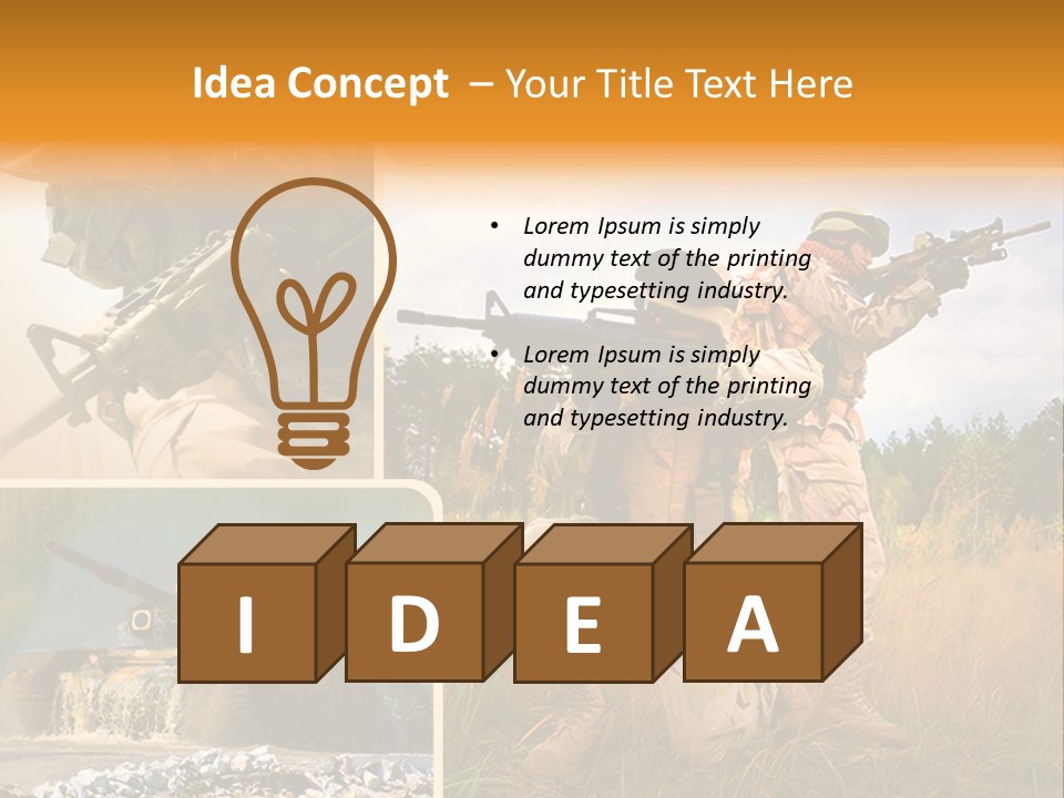 Force Goggles Marksman PowerPoint Template