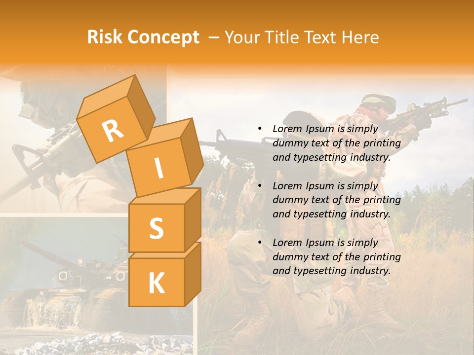 Force Goggles Marksman PowerPoint Template