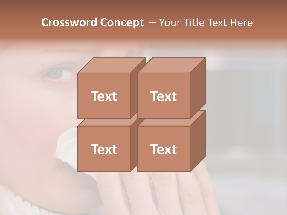 Flu Tissue Virus PowerPoint Template