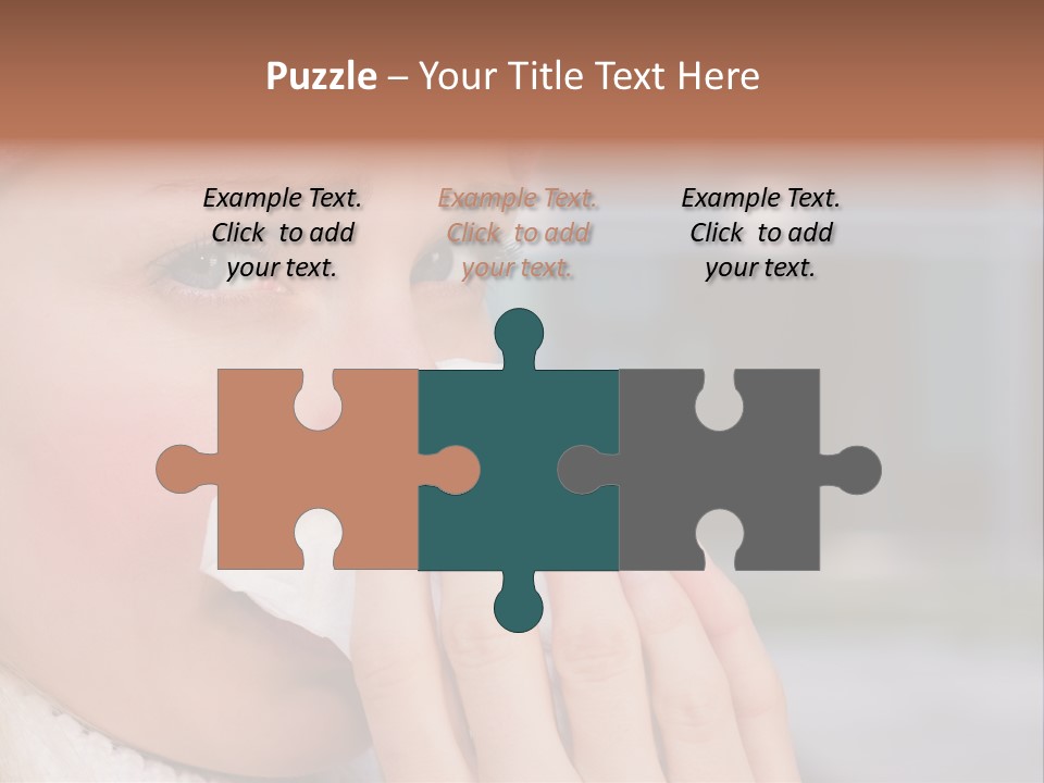 Flu Tissue Virus PowerPoint Template