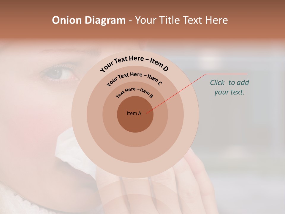 Flu Tissue Virus PowerPoint Template