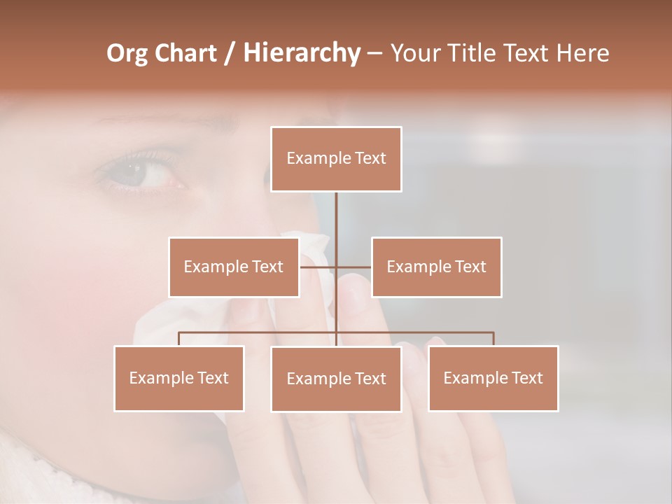 Flu Tissue Virus PowerPoint Template