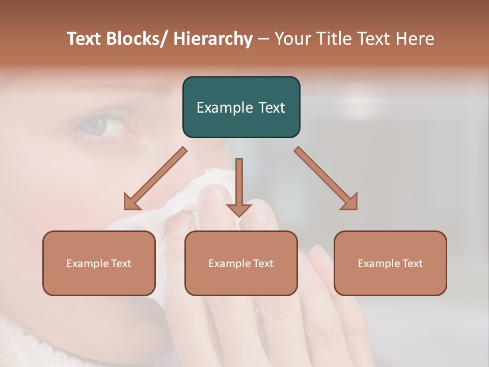 Flu Tissue Virus PowerPoint Template