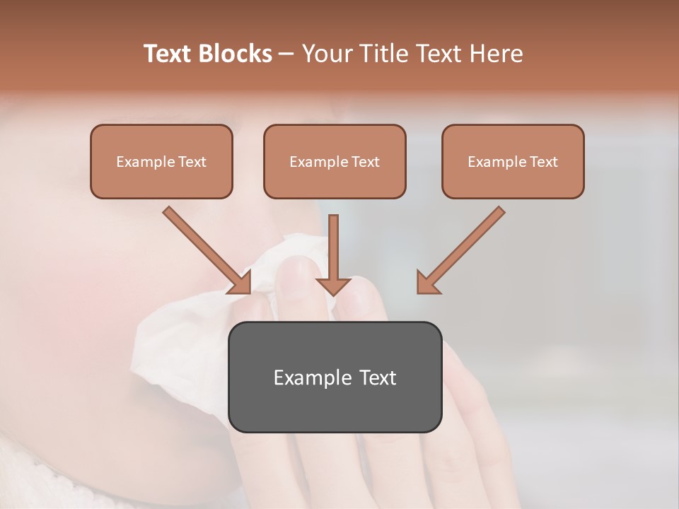Flu Tissue Virus PowerPoint Template