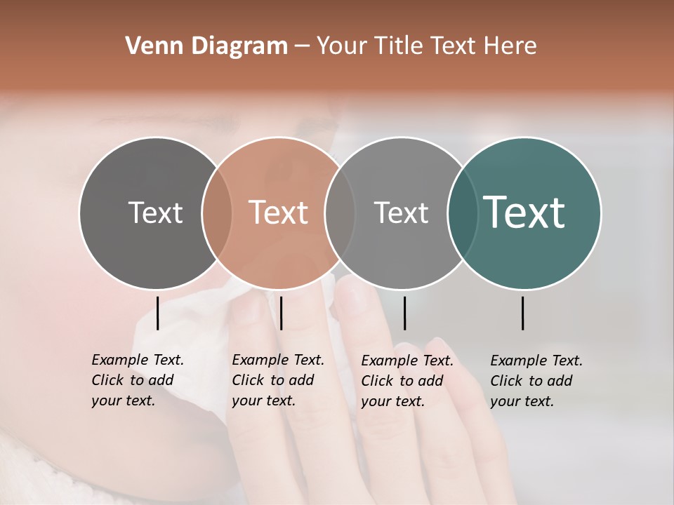 Flu Tissue Virus PowerPoint Template