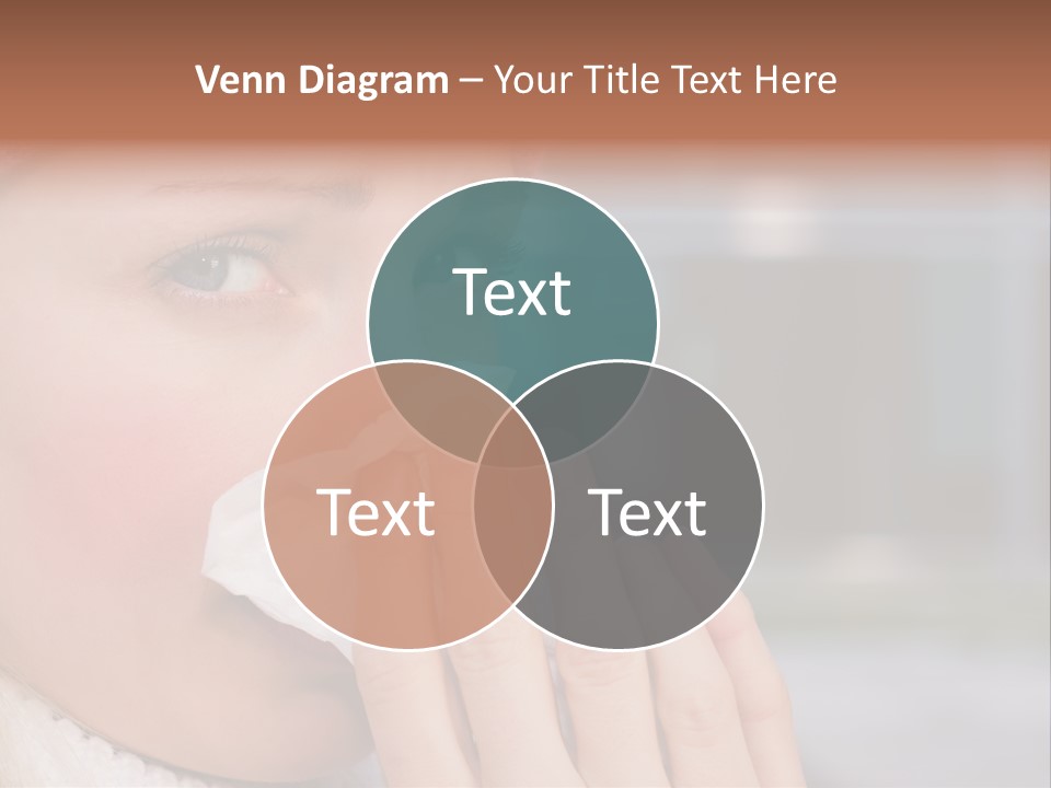 Flu Tissue Virus PowerPoint Template