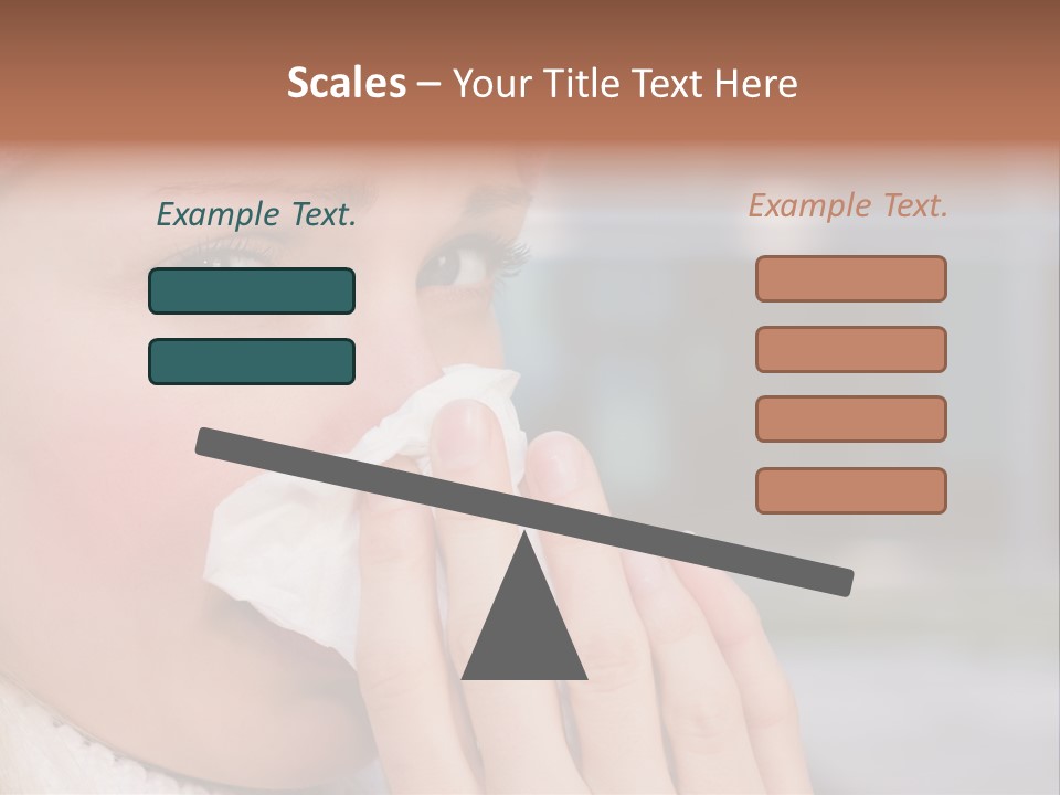 Flu Tissue Virus PowerPoint Template