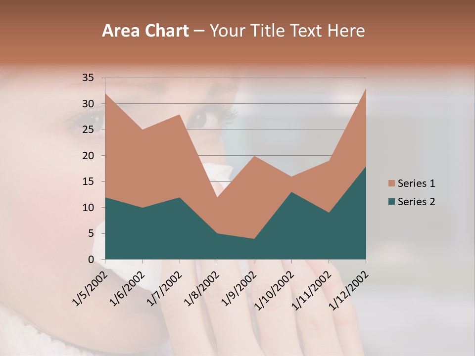 Flu Tissue Virus PowerPoint Template