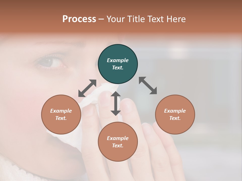 Flu Tissue Virus PowerPoint Template
