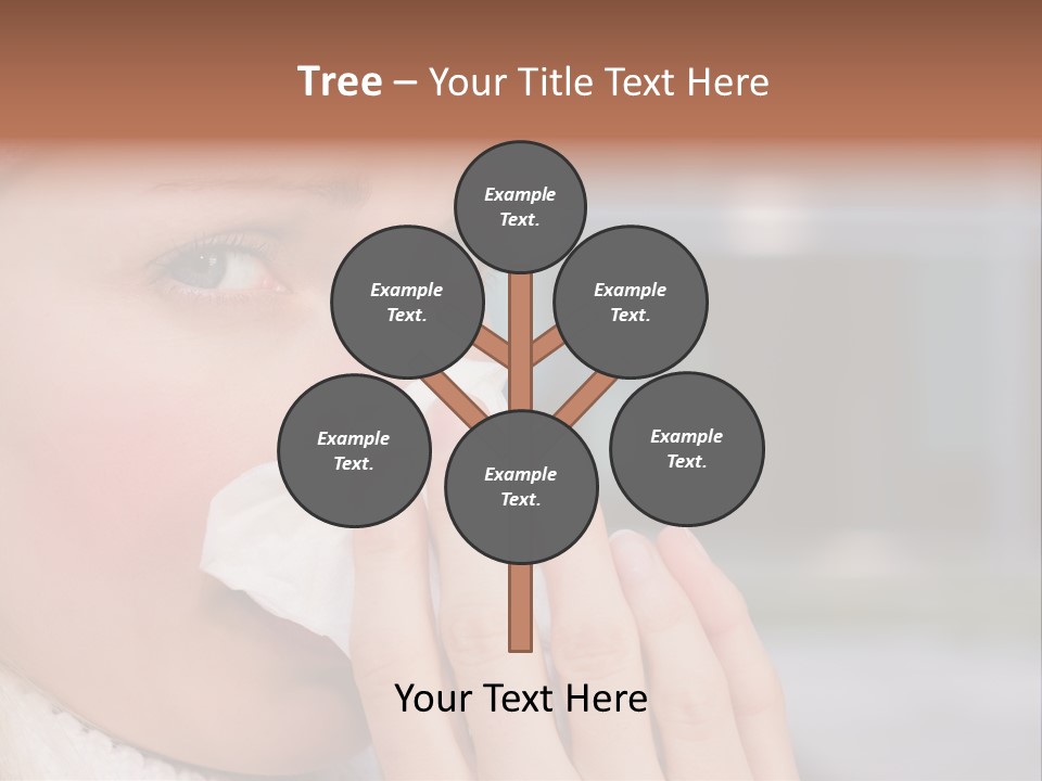 Flu Tissue Virus PowerPoint Template