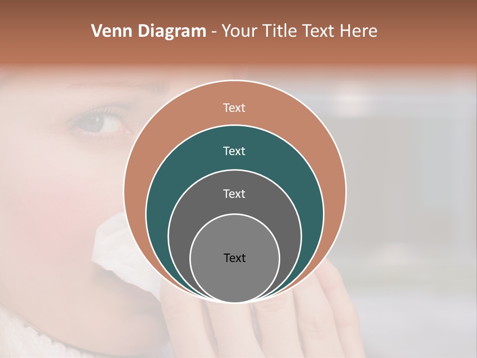 Flu Tissue Virus PowerPoint Template