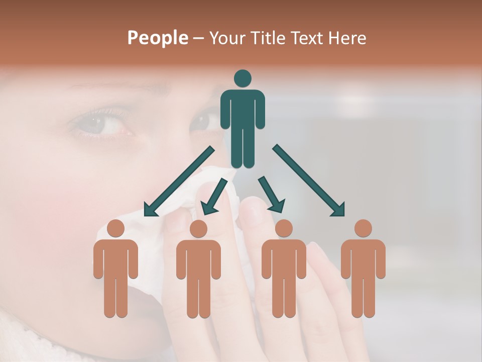 Flu Tissue Virus PowerPoint Template