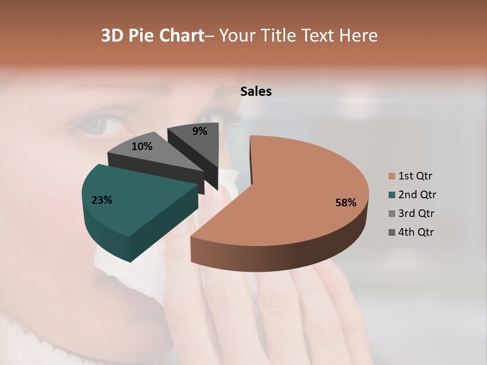 Flu Tissue Virus PowerPoint Template