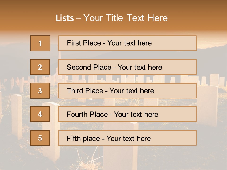 Italian Sundown Heroes PowerPoint Template