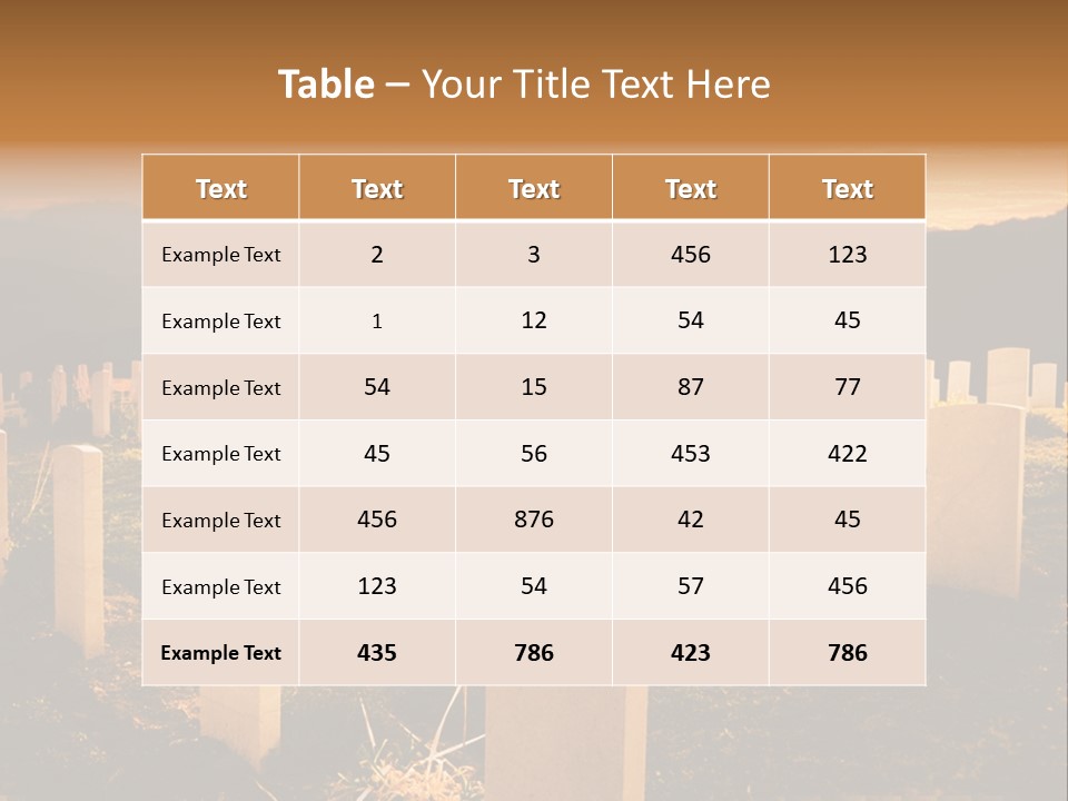 Italian Sundown Heroes PowerPoint Template