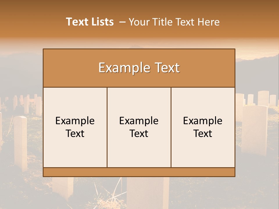 Italian Sundown Heroes PowerPoint Template