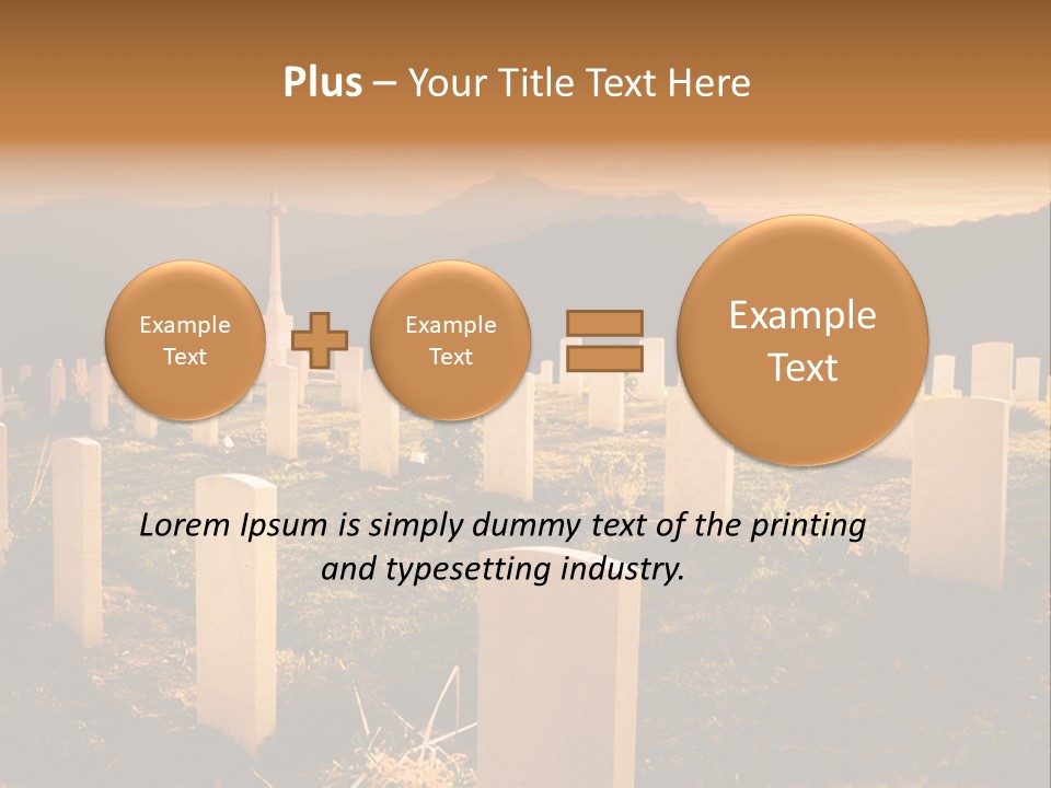 Italian Sundown Heroes PowerPoint Template