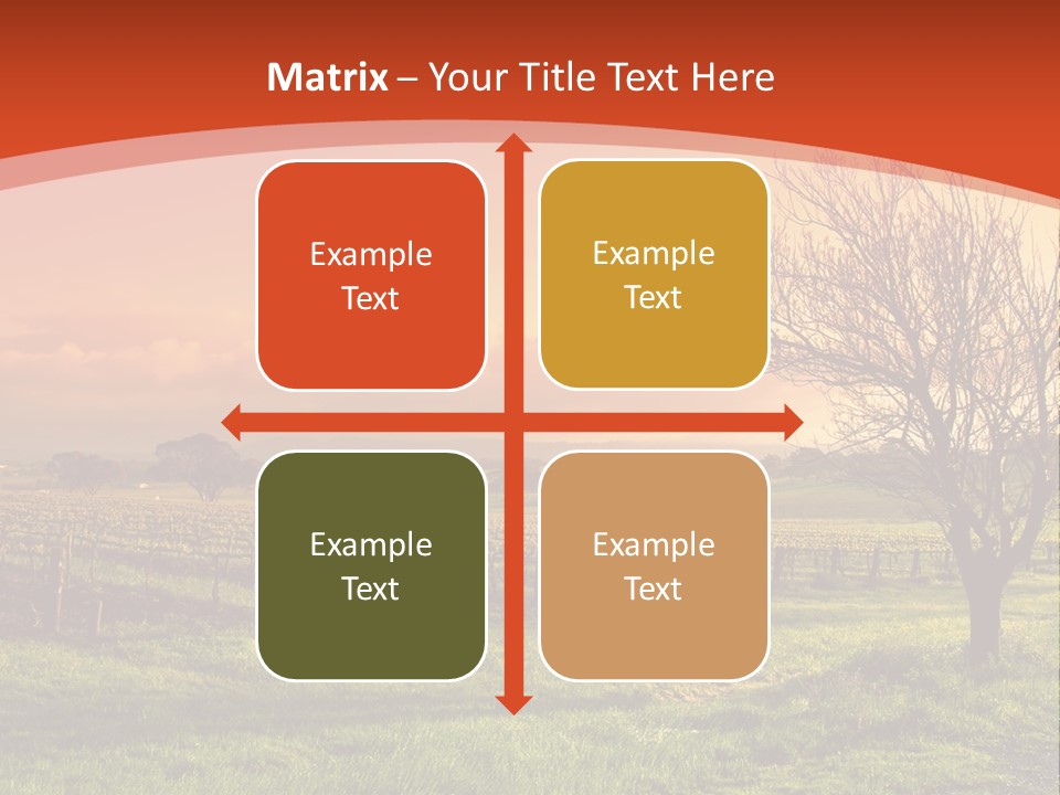 Field Chardonnay Travel PowerPoint Template