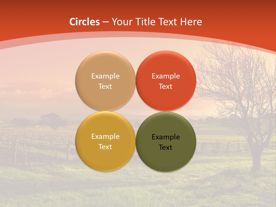 Field Chardonnay Travel PowerPoint Template