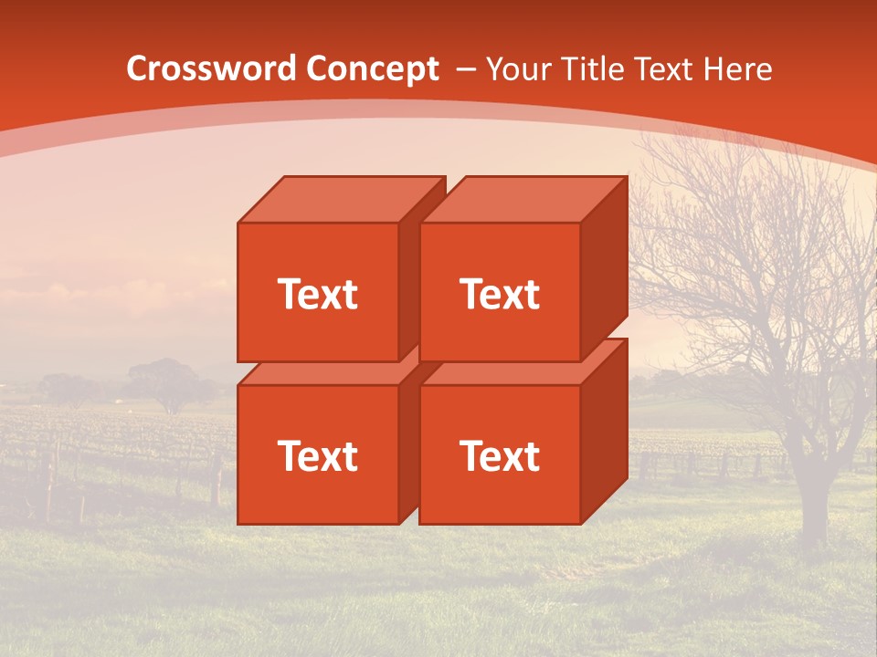 Field Chardonnay Travel PowerPoint Template