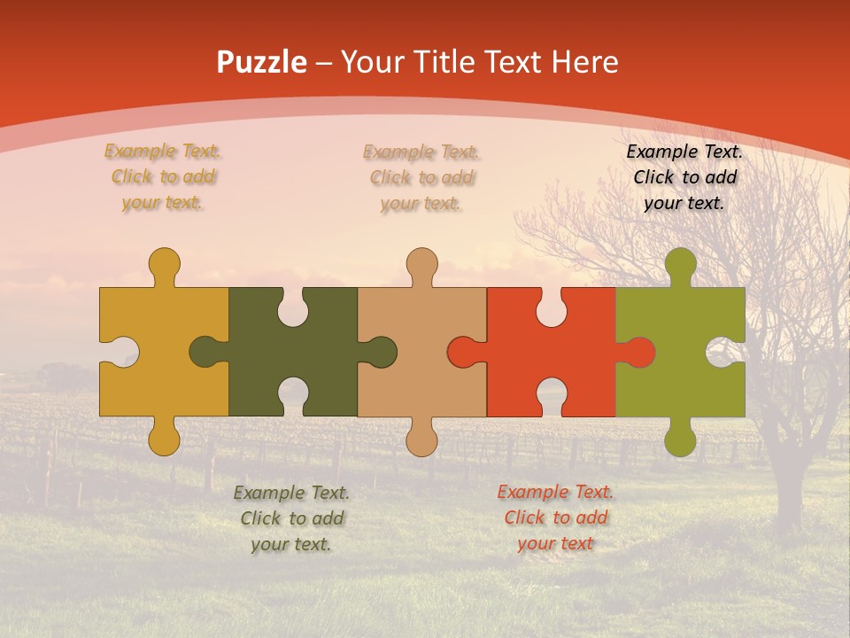 Field Chardonnay Travel PowerPoint Template