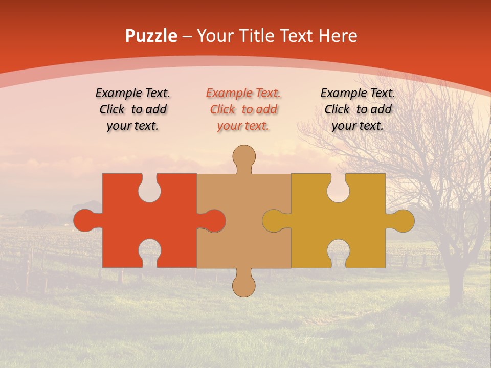 Field Chardonnay Travel PowerPoint Template