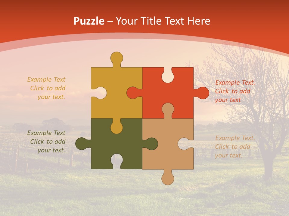 Field Chardonnay Travel PowerPoint Template