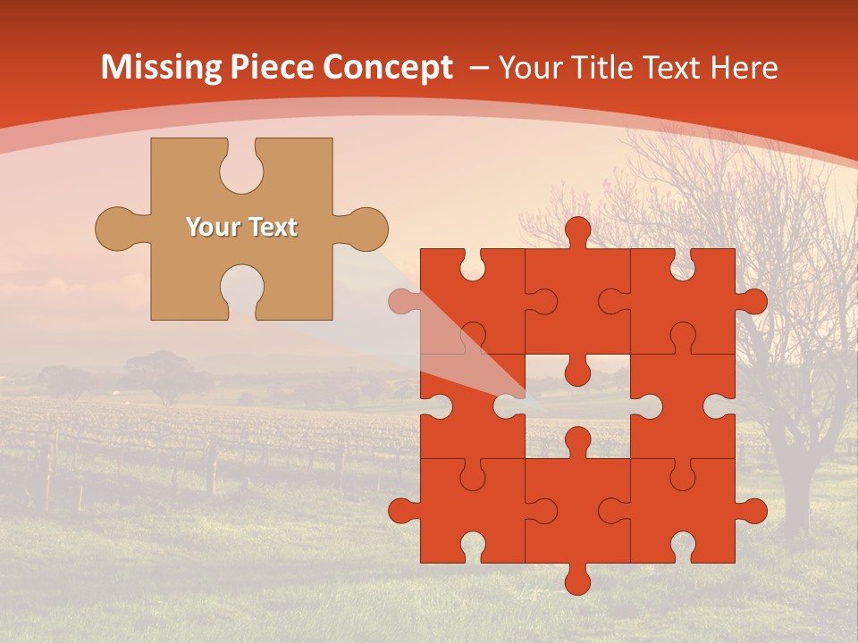 Field Chardonnay Travel PowerPoint Template