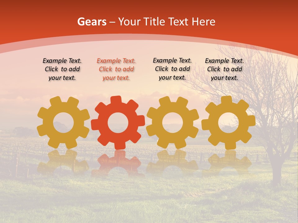 Field Chardonnay Travel PowerPoint Template