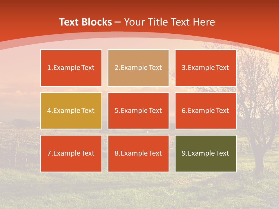 Field Chardonnay Travel PowerPoint Template