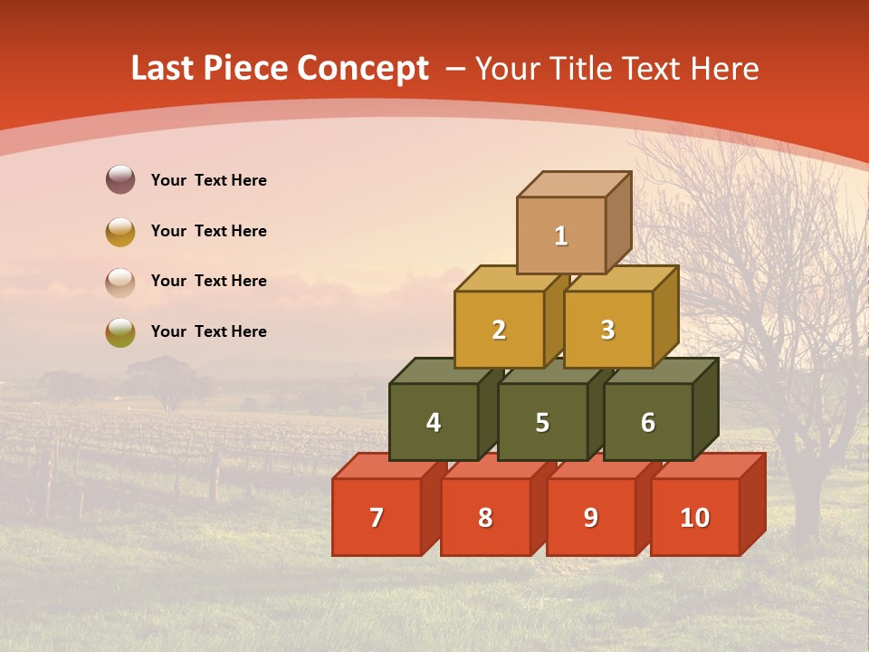 Field Chardonnay Travel PowerPoint Template