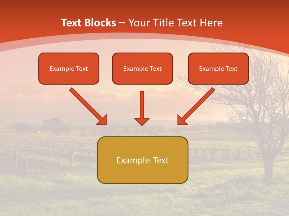 Field Chardonnay Travel PowerPoint Template