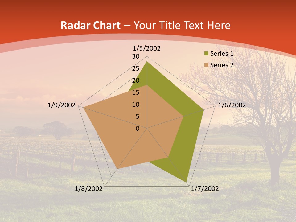 Field Chardonnay Travel PowerPoint Template