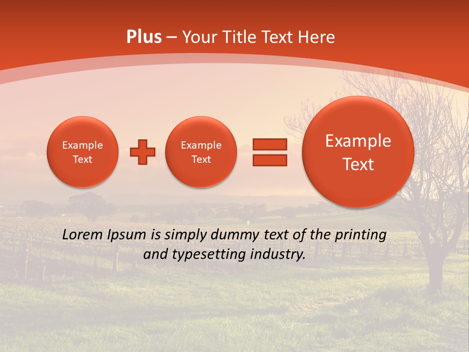 Field Chardonnay Travel PowerPoint Template