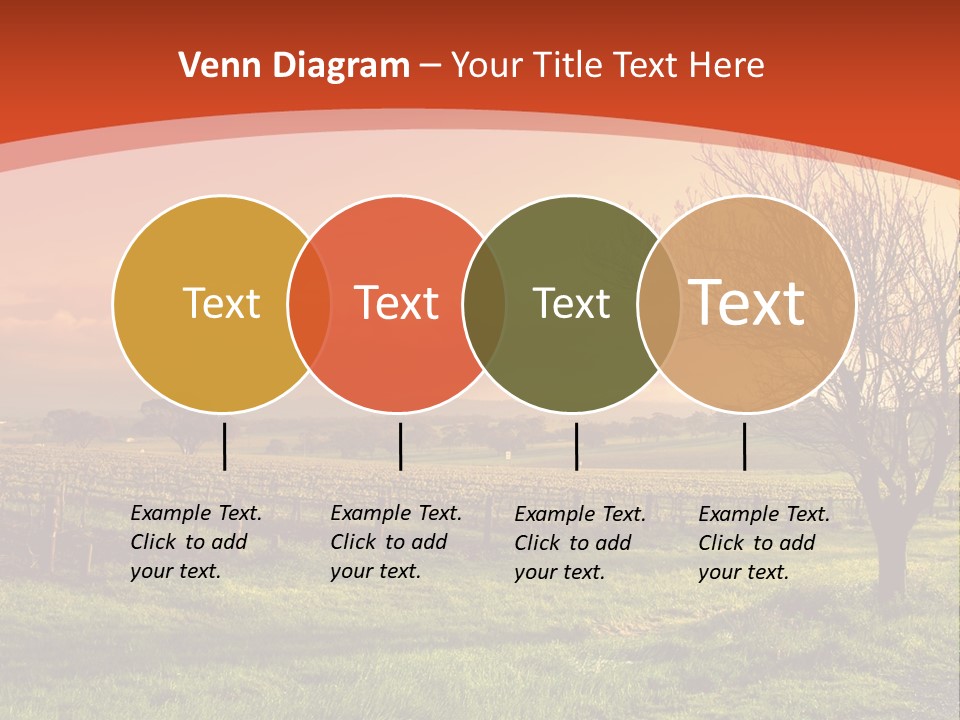 Field Chardonnay Travel PowerPoint Template