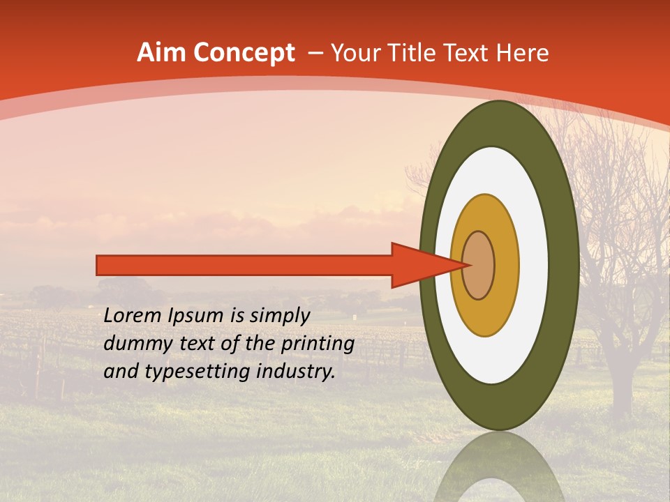 Field Chardonnay Travel PowerPoint Template