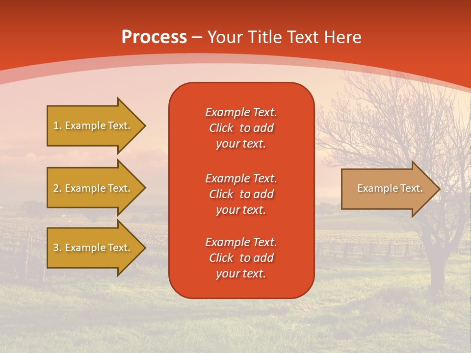 Field Chardonnay Travel PowerPoint Template
