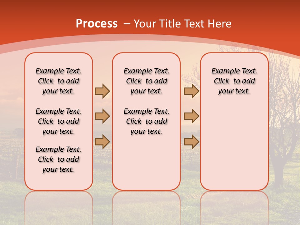 Field Chardonnay Travel PowerPoint Template