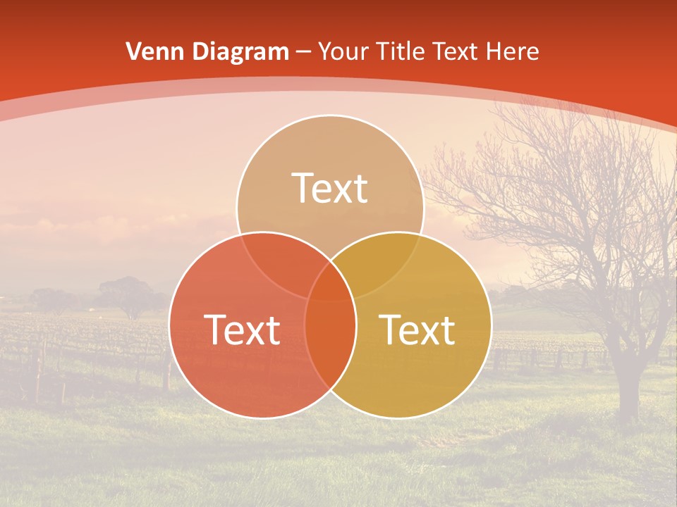 Field Chardonnay Travel PowerPoint Template