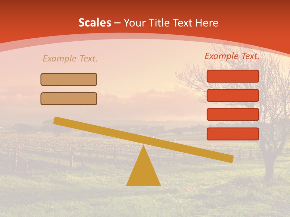 Field Chardonnay Travel PowerPoint Template