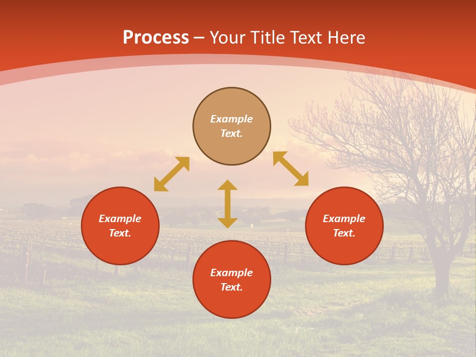 Field Chardonnay Travel PowerPoint Template