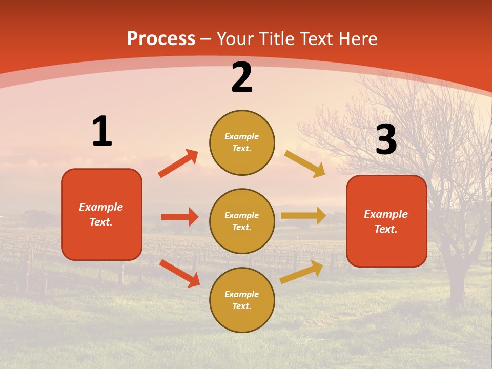 Field Chardonnay Travel PowerPoint Template