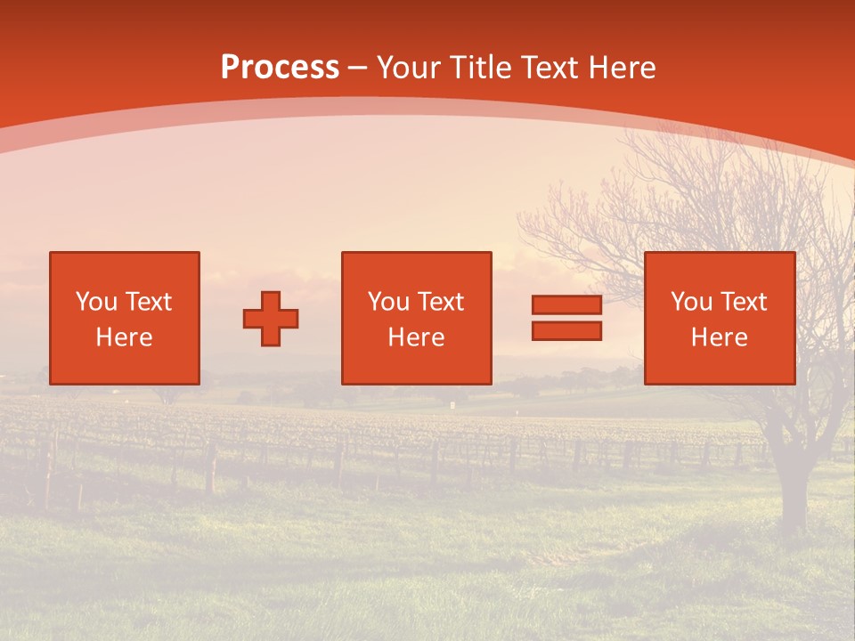 Field Chardonnay Travel PowerPoint Template